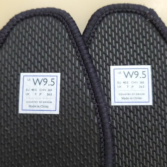 Rothy’s The Tuxedo Square Toe Color-block Flat Slip On Shoe Size 9.5 - Picture 13 of 14